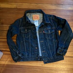 Levi's Blue Jean Denim Jacket Iconic Trucker Style KIDS